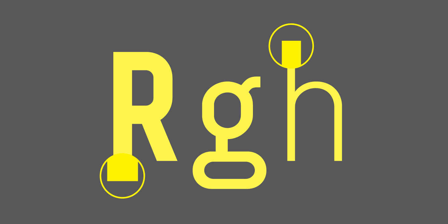 Ejemplo de fuente Decima Mono Cyr Italic